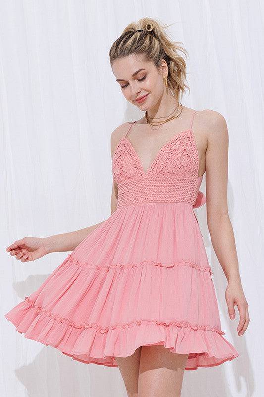 Lace Bralette Dress