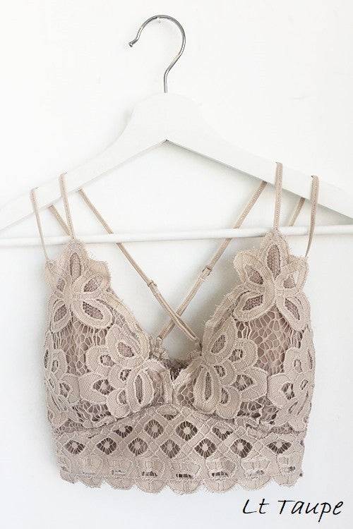 Lacey Bralette (Rust)